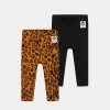 Mini Rodini BASIC LEOPARD 2 PACK UNISEX - Leggings - Trousers - Multi -Mini Rodini shop 016170e639d74ecf9c6018de000333ca