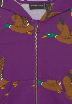 Mini Rodini DUCKS ZIP HOODIE UNISEX - Zip-up Sweatshirt - Purple -Mini Rodini shop 03950fda7c2a4262ab5f1a7de798687c