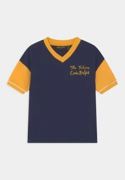 Mini Rodini THE FUTURE LOOKS BRIGHT TEE UNISEX - Print T-shirt - Blue