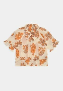 Mini Rodini FLOWERS - Blouse - Beige