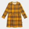 Mini Rodini CHECK DRESS - Jersey Dress - Yellow 1 Mini Rodini CHECK DRESS - Jersey Dress - Yellow -Mini Rodini shop 0f1ec09af4d8448695ab49f932645215