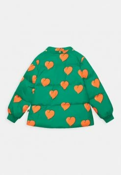 Mini Rodini HEARTS PUFFER UNISEX - Winter Jacket - Green 4 Mini Rodini HEARTS PUFFER UNISEX - Winter Jacket - Green -Mini Rodini shop 15b00bccc1864efab31dc6c1ecf90f50