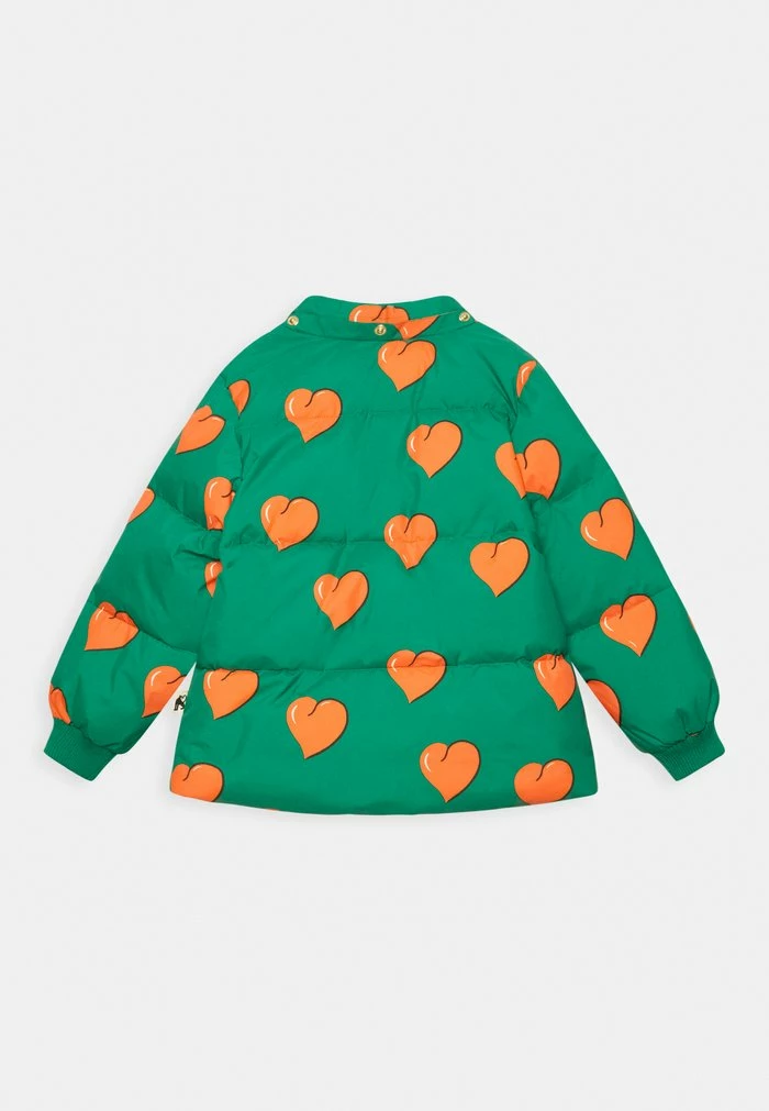 HEARTS PUFFER UNISEX - Winter jacket - green Mini Rodini HEARTS PUFFER UNISEX - Winter Jacket - Green -Mini Rodini shop 15b00bccc1864efab31dc6c1ecf90f50