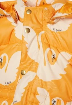 Mini Rodini SWAN HEAVY PUFFER UNISEX - Winter Coat - Yellow -Mini Rodini shop 183e123485cc49338a2f1a43ec540b63