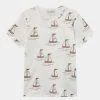 Mini Rodini SAILING BOATS TEE UNISEX - Print T-shirt - White -Mini Rodini shop 1d593798f17747f5908debc01caa1283