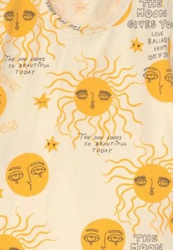 Mini Rodini MOON AND SUN TEE UNISEX - Print T-shirt - Yellow -Mini Rodini shop 22be67dcba6d4b6da40a4f648348f64a