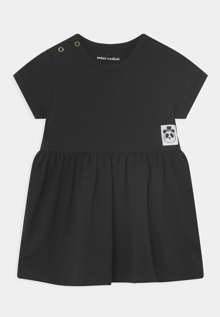 DRESS - Jersey dress - black Mini Rodini DRESS - Jersey Dress - Black -Mini Rodini shop 241174f8b63a4febb162d2b15d8bddde