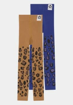 Mini Rodini LEOPARD 2 PACK UNISEX - Leggings - Stockings - Multi