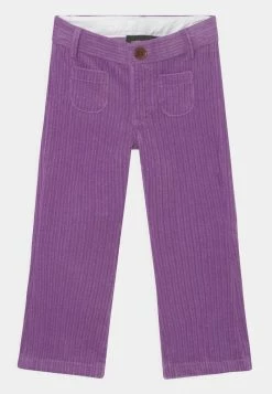 Mini Rodini CORDUROY FLARED TROUSERS - Trousers - Purple