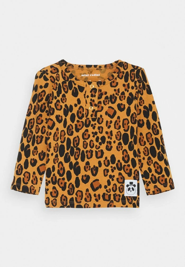 BABY BASIC LEOPARD GRANDPA UNISEX - Long sleeved top - beige Mini Rodini BABY BASIC LEOPARD GRANDPA UNISEX - Long Sleeved Top - Beige -Mini Rodini shop 2524aebf696c4221ac0c94dd3cc1ebb4