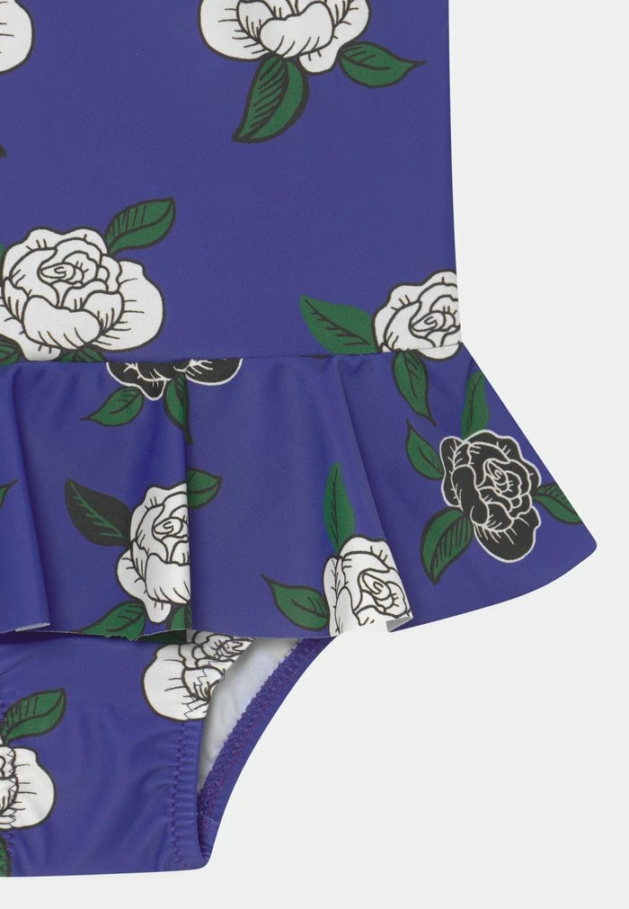 ROSES SKIRT SWIMSUIT - Swimsuit - blue Mini Rodini ROSES SKIRT SWIMSUIT - Swimsuit - Blue -Mini Rodini shop 257193aa1a404a2687b314aba9afe709
