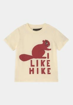 Mini Rodini BEAVER HIKE UNISEX - Print T-shirt - Off White