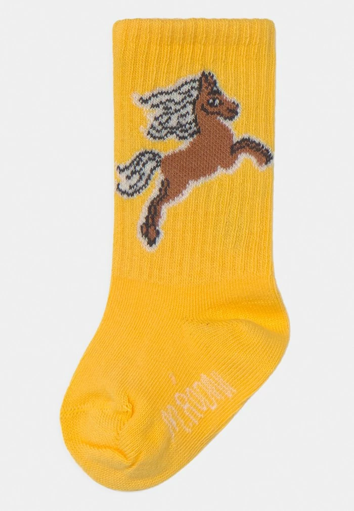 I AM GREAT UNISEX 2 PACK - Socks - white yellow Mini Rodini I AM GREAT UNISEX 2 PACK - Socks - White Yellow -Mini Rodini shop 29aaa63cca10484ba4ee0bd34074de6d