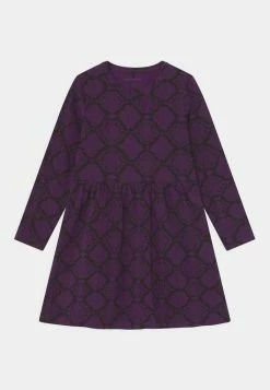 Mini Rodini SNAKESKIN DRESS - Jersey Dress - Purple