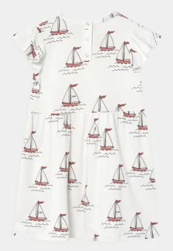 Mini Rodini SAILING BOATS - Jersey Dress - White -Mini Rodini shop 353f1448559c4f1e991bc269460d8749