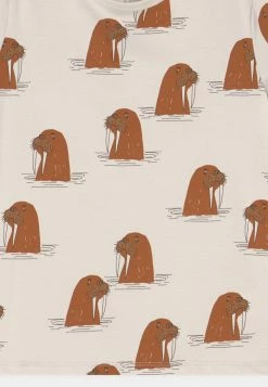 Mini Rodini WALRUS TEE UNISEX - Print T-shirt - Grey -Mini Rodini shop 36cd2ef123b346d2bec49f6944d7135c