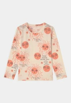 Mini Rodini MOON AND SUN TEE UNISEX - Long Sleeved Top - Pink