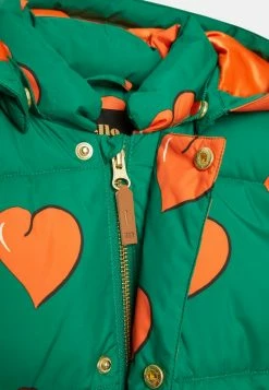 Mini Rodini HEARTS PUFFER UNISEX - Winter Jacket - Green 5 Mini Rodini HEARTS PUFFER UNISEX - Winter Jacket - Green -Mini Rodini shop 38ab96f9b086424db1ef0ab102ef5974