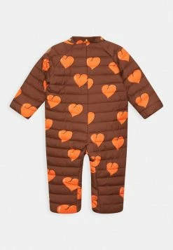 Mini Rodini HEARTS INSULATOR UNISEX - Snowsuit - Brown -Mini Rodini shop 3b71ab2229204102ae6cf896ace9f2eb