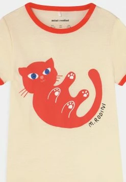 Mini Rodini BABY CAT TEE UNISEX - Print T-shirt - Red -Mini Rodini shop 3c222ede93af4190885868e7f0e3f0d4