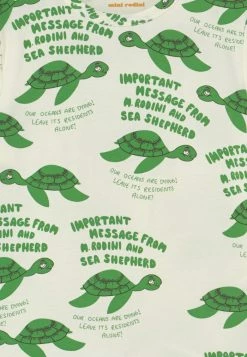 Mini Rodini TURTLE TEE UNISEX - Print T-shirt - Green -Mini Rodini shop 3e1cca951846429cb96e2ab59edbecd5