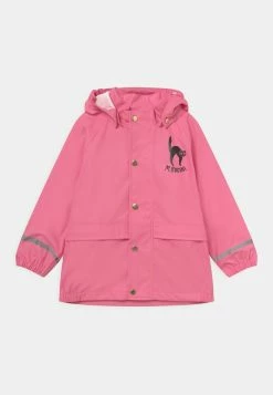 Mini Rodini CAT RAIN - Waterproof Jacket - Pink