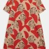 Mini Rodini ZEBRAS AOP - Jersey Dress - Red 1 Mini Rodini ZEBRAS AOP - Jersey Dress - Red -Mini Rodini shop 4392be84a6a74410ab184eb2117ca995