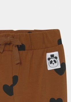 Mini Rodini HEARTS TROUSERS UNISEX - Trousers - Brown -Mini Rodini shop 4600f1b2c9784a9fa793a57919c31f30