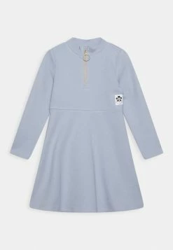 Mini Rodini SOLID DRESS - Jumper Dress - Blue