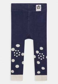 Mini Rodini SWAN ANTI SLIP BABY UNISEX - Leggings - Stockings - Navy