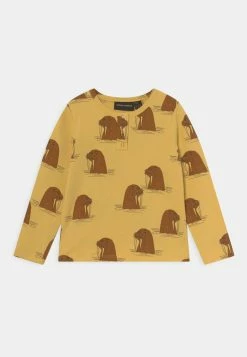 Mini Rodini WALRUS GRANDPA UNISEX - Long Sleeved Top - Yellow