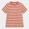 Mini Rodini STRIPE TEE UNISEX - Print T-shirt - Red -Mini Rodini shop 4fa7bc1002094c6ba75539a02fd93977
