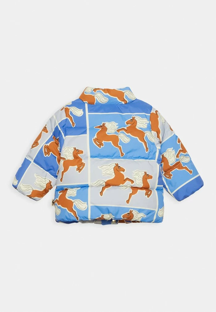HORSES PUFFER UNISEX - Winter jacket - blue Mini Rodini HORSES PUFFER UNISEX - Winter Jacket - Blue -Mini Rodini shop 5055d935258d4718a0aa5488c586b882