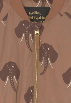 Mini Rodini ELEPHANTS BASEBALL UNISEX - Light Jacket - Brown -Mini Rodini shop 5abf53c104cb42708b719851d2ecddb0