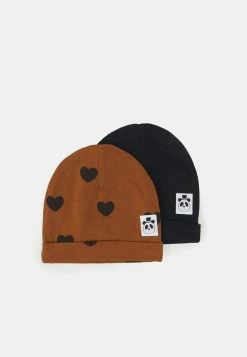 Mini Rodini BASIC HEARTS BEANIE UNISEX 2 PACK - Beanie - Multi Coloured
