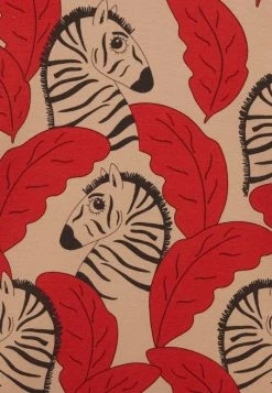 Mini Rodini ZEBRAS AOP - Jersey Dress - Red -Mini Rodini shop 5fdf94eec7264663a22b17616b73a29d