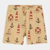 Mini Rodini LIGHTHOUSE UNISEX - Shorts - Yellow -Mini Rodini shop 60f835170734499daece378d0bf0c7cc