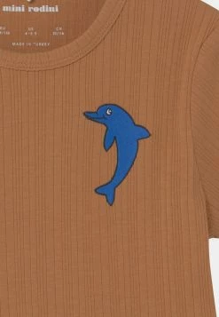 Mini Rodini DOLPHIN - Jersey Dress - Brown -Mini Rodini shop 64320ca82acc4a878274510192120aef