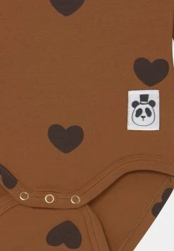 Mini Rodini BASIC HEARTS UNISEX - Body - Brown -Mini Rodini shop 6b86c5655585469f89c182ba3a0582d4