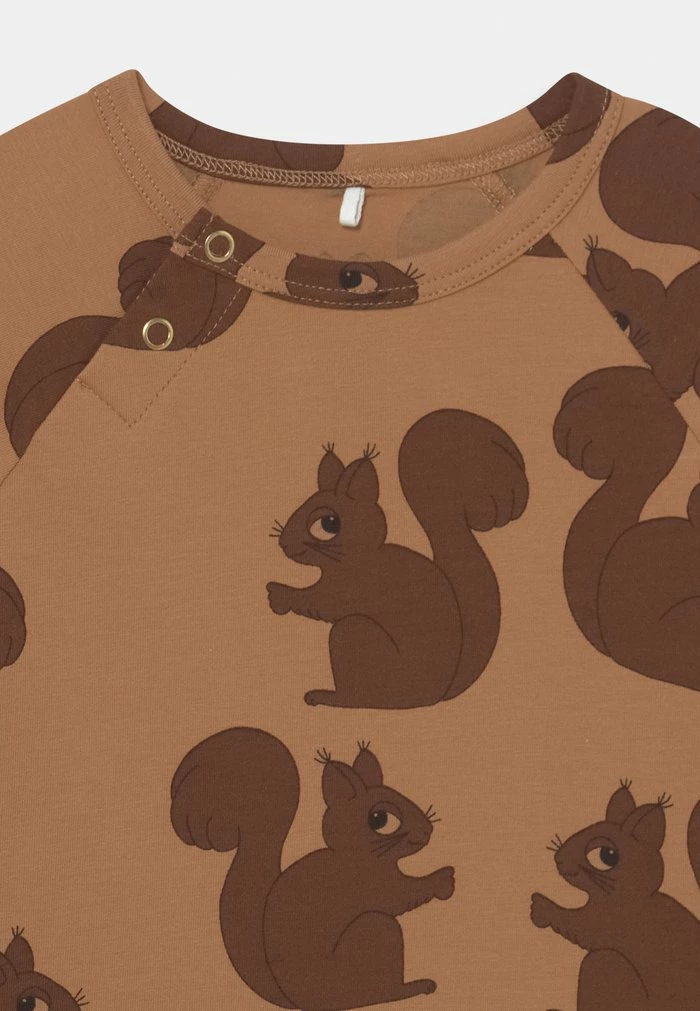 SQUIRREL RAGLAN TEE - Long sleeved top - brown Mini Rodini SQUIRREL RAGLAN TEE - Long Sleeved Top - Brown -Mini Rodini shop 6cd6ec386efa4e1fb952a7ed8e9b877d