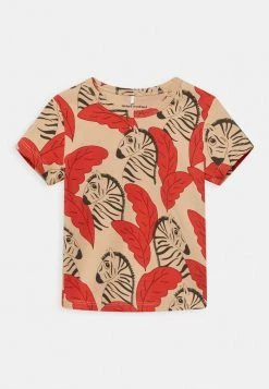 Mini Rodini ZEBRAS TEE UNISEX - Print T-shirt - Red