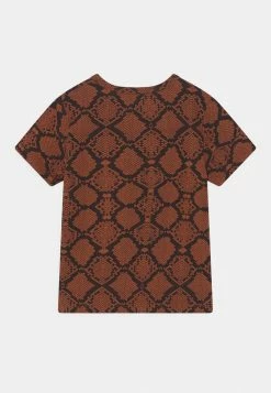 Mini Rodini SNAKESKIN TEE - Print T-shirt - Brown -Mini Rodini shop 72f610f7893344109060f600d351c6cd