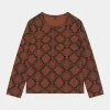 Mini Rodini SNAKESKIN TEE - Long Sleeved Top - Brown -Mini Rodini shop 7300198737b2453ba25b003212a07f6a