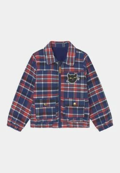 Mini Rodini CHECK UNISEX - Light Jacket - Blue