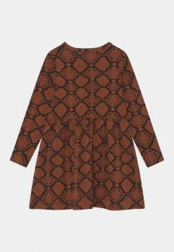 Mini Rodini SNAKESKIN DRESS - Jersey Dress - Brown 3 Mini Rodini SNAKESKIN DRESS - Jersey Dress - Brown -Mini Rodini shop 782799691cd843bbaf74057c81943d8b