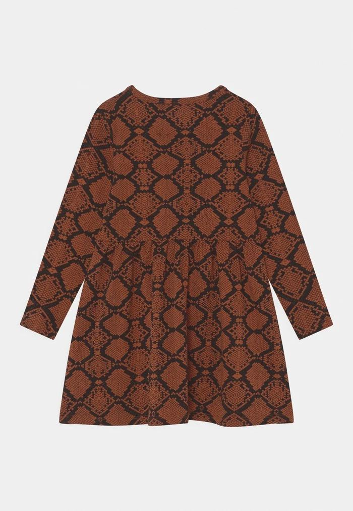 SNAKESKIN DRESS - Jersey dress - brown Mini Rodini SNAKESKIN DRESS - Jersey Dress - Brown -Mini Rodini shop 782799691cd843bbaf74057c81943d8b