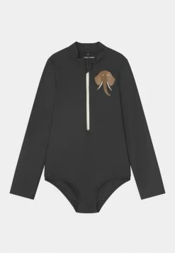 Mini Rodini ELEPHANT UV SWIMSUIT UNISEX - Swimsuit - Black