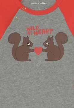 Mini Rodini WILD AT HEART UNISEX - Body - Red -Mini Rodini shop 7b007872390446d8803cbfcfaaf3c713
