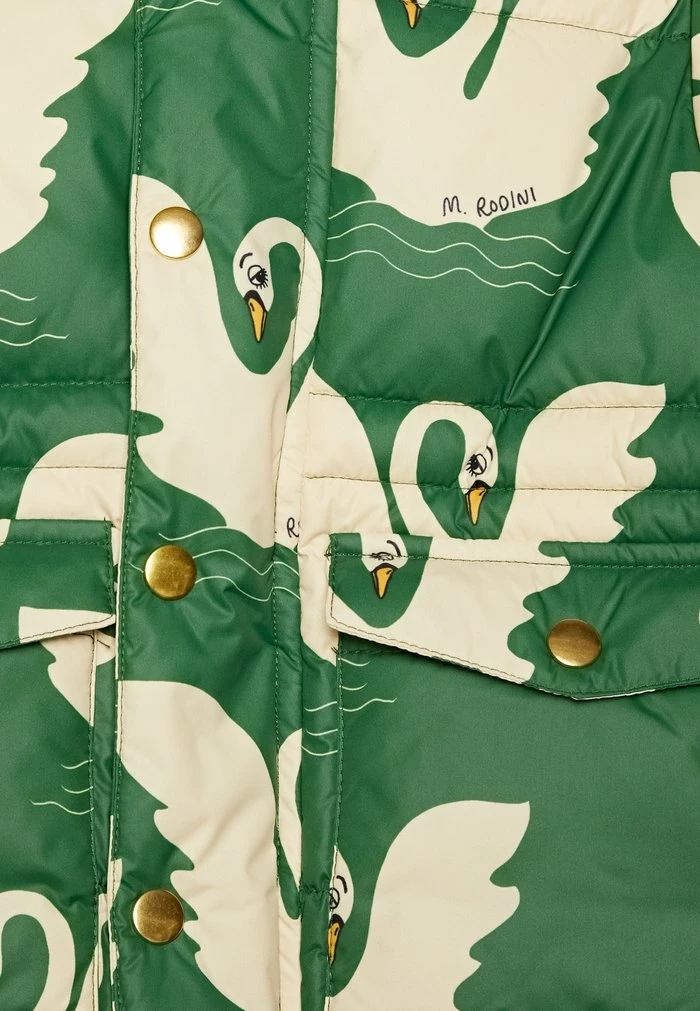 SWAN HEAVY PUFFER UNISEX - Winter coat - green Mini Rodini SWAN HEAVY PUFFER UNISEX - Winter Coat - Green -Mini Rodini shop 7be1522eebf34522ace505d6bd3f68d8