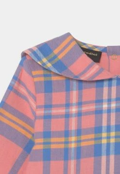 Mini Rodini CHECK WOVEN SAILOR DRESS - Shirt Dress - Pink -Mini Rodini shop 7e2a6564f5b24350b4b908c9d3b754ba